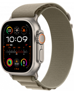 Apple Watch Ultra 2 GPS + Cellular 49mm Titanium - Alpine Loop Oliva - Taglia Medium - No Brand EU