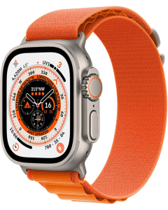Apple Watch Ultra GPS + Cellular 49mm Titanium - Alpine Loop Arancione - Taglia Small - No Brand EU