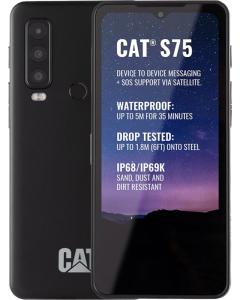 CAT S75 128 GB + 6 GB Black No Brand EU