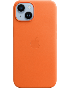Apple Custodia MagSafe in pelle per iPhone 14 Arancione