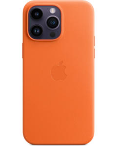 Apple Custodia MagSafe in pelle per iPhone 14 Pro Max Arancione