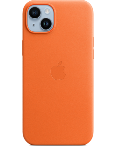 Apple Custodia MagSafe in pelle per iPhone 14 PLUS Arancione