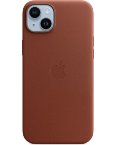Apple Custodia MagSafe in pelle per iPhone 14 PLUS Terra d'ombra