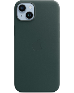 Apple Custodia MagSafe in pelle per iPhone 14 PLUS Verde foresta