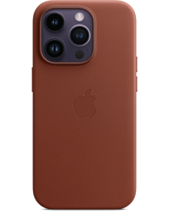 Apple Custodia MagSafe in pelle per iPhone 14 Pro Terra d'ombra