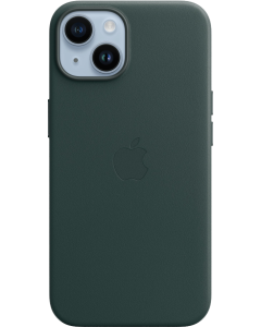 Apple Custodia MagSafe in pelle per iPhone 14 Verde foresta