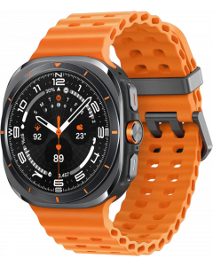 Samsung Galaxy Watch Ultra 47mm L705 Titanium Gray - Orange Band No Brand EU 