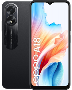 Oppo A18 128 GB + 4 GB Black EUROPA