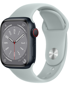 Apple Watch Series 8 GPS + CELLULAR 41mm Alluminio Mezzanotte - Cinturino Sport Agave  - No Brand ITA