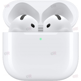 Custodia In Pelle Per AirPods 4 Con ANC - Ricarica Wireless, Antiurto, Portachiavi, Kit Pulizia, Unisex