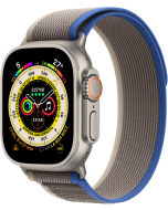 Apple Watch Ultra GPS + Cellular 49mm Titanium - Trail Loop Blu/Grigio - Taglia Small - No Brand ITA