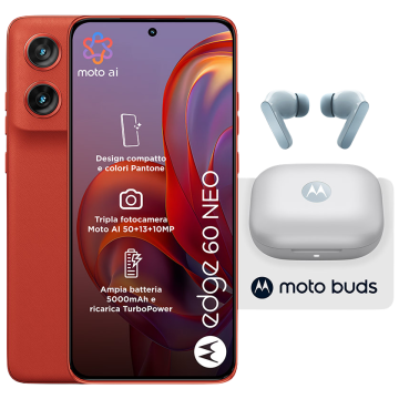 Motorola Edge 60 Neo Moto Buds 256 GB 8 GB Poinciana ITALIA
