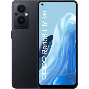 Oppo Reno8 Lite 128 GB + 8 GB Cosmic Black VODA ITA
