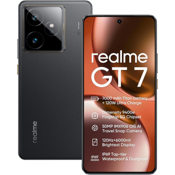 Realme GT 7 5G 256 GB + 12 GB Black  EUROPA 