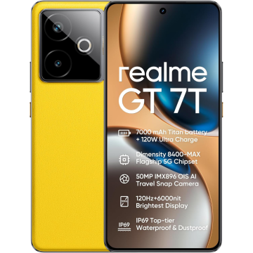 Realme GT 7T 5G 256 GB + 12 GB Yellow EUROPA 
