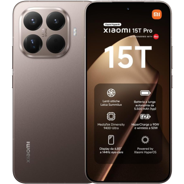 Xiaomi 15T Pro 1 TB + 12 GB Moka Gold EUROPA 