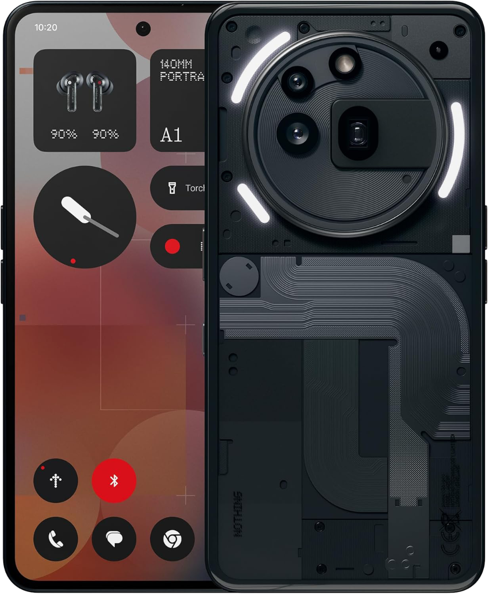 Nothing Nothing Phone 3a Pro 256 GB + 12 GB Black EUROPA