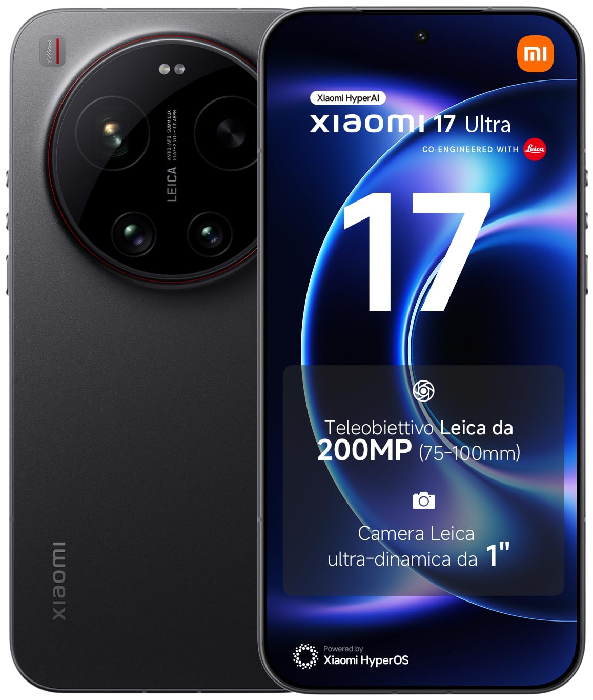 Xiaomi Xiaomi 17 Ultra 512 GB + 16 GB Black EUROPA