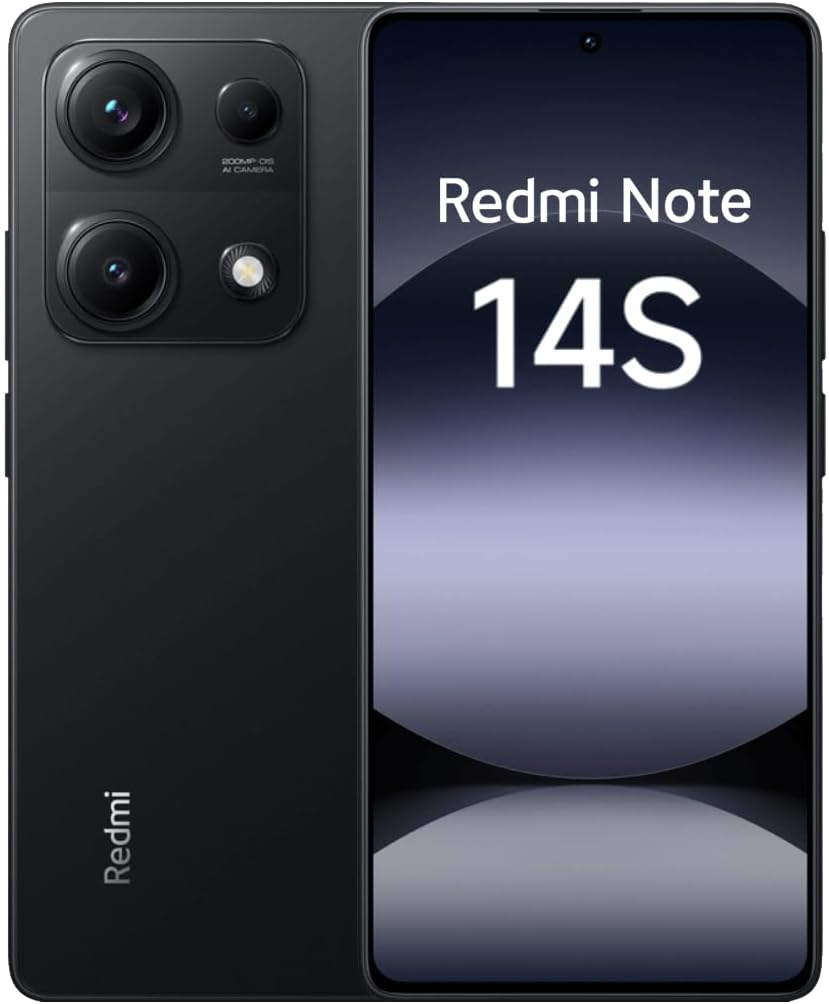 Xiaomi Xiaomi Redmi Note 14S 256 GB + 8 GB Black EUROPA