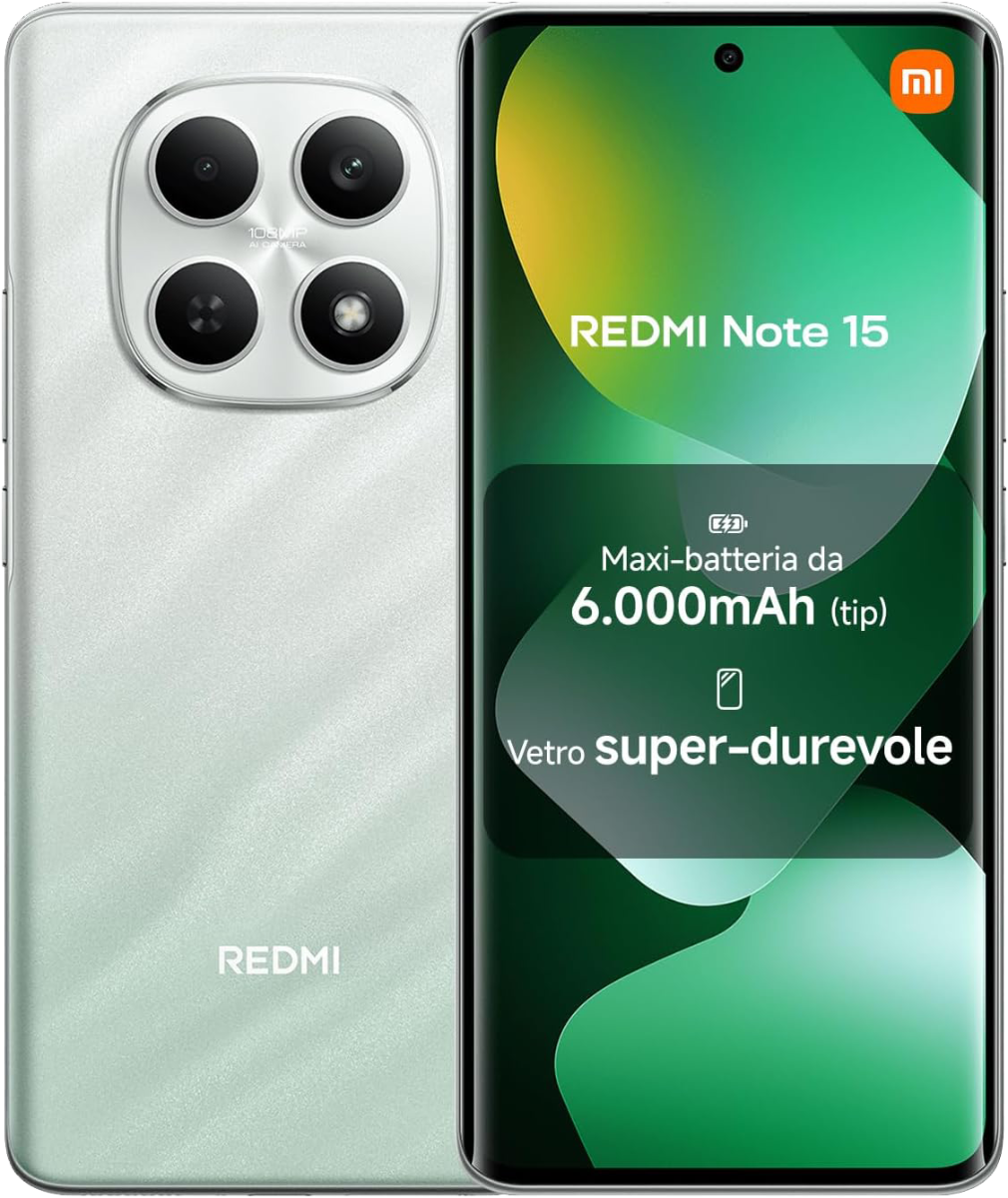 Xiaomi Xiaomi Redmi Note 15 4G 128 GB + 6 GB Green EUROPA